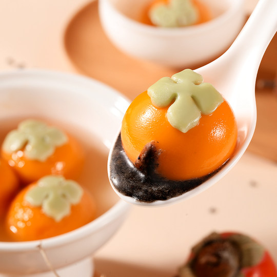 Daoxiang private house Wanshi Ruyi glutinous rice balls with black sesame filling and peanut kernels in various flavors Lantern Festival persimmon glutinous rice balls