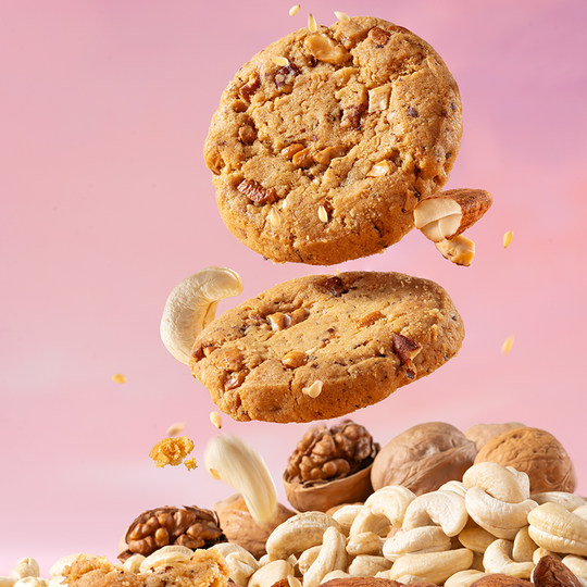 Daoxiangcun's new nut peach biscuits, snacks, snacks, leisure office afternoon tea gift box, gift box, stocking up