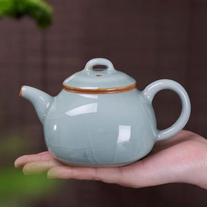 汉唐景德镇青瓷茶壶陶瓷泡茶壶开片单壶茶杯家用高档功夫茶具套装