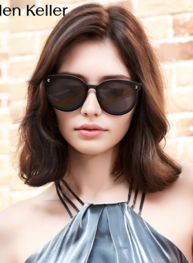 海伦凯勒偏光防紫外线显瘦墨镜