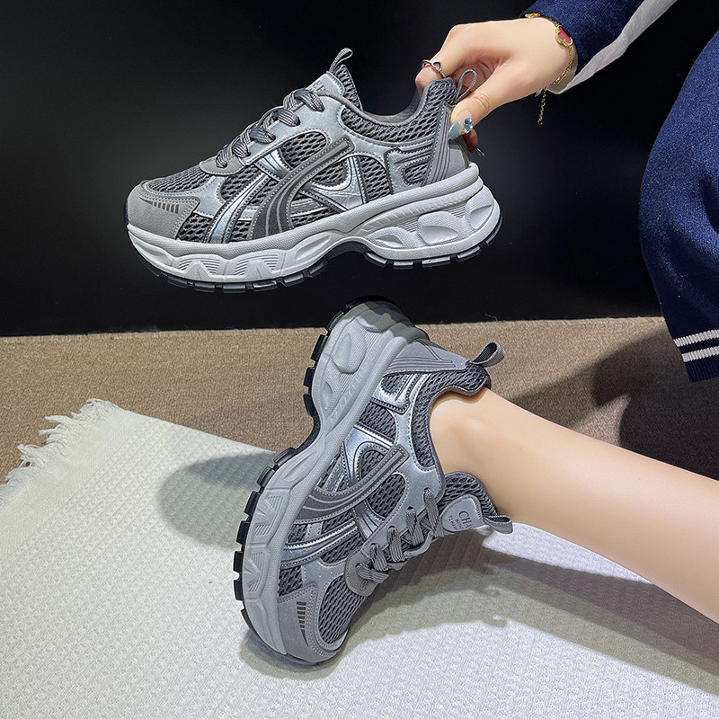 超火厚底老爹鞋女2026春季新款网面百搭休闲增高不累脚爆款运动鞋,淘宝优惠券,粉丝福利购,淘宝优惠卷