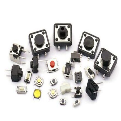 轻触开关 6*6*5.5 四脚 微动 按键开关 铜脚 直插 （1K） - 图0