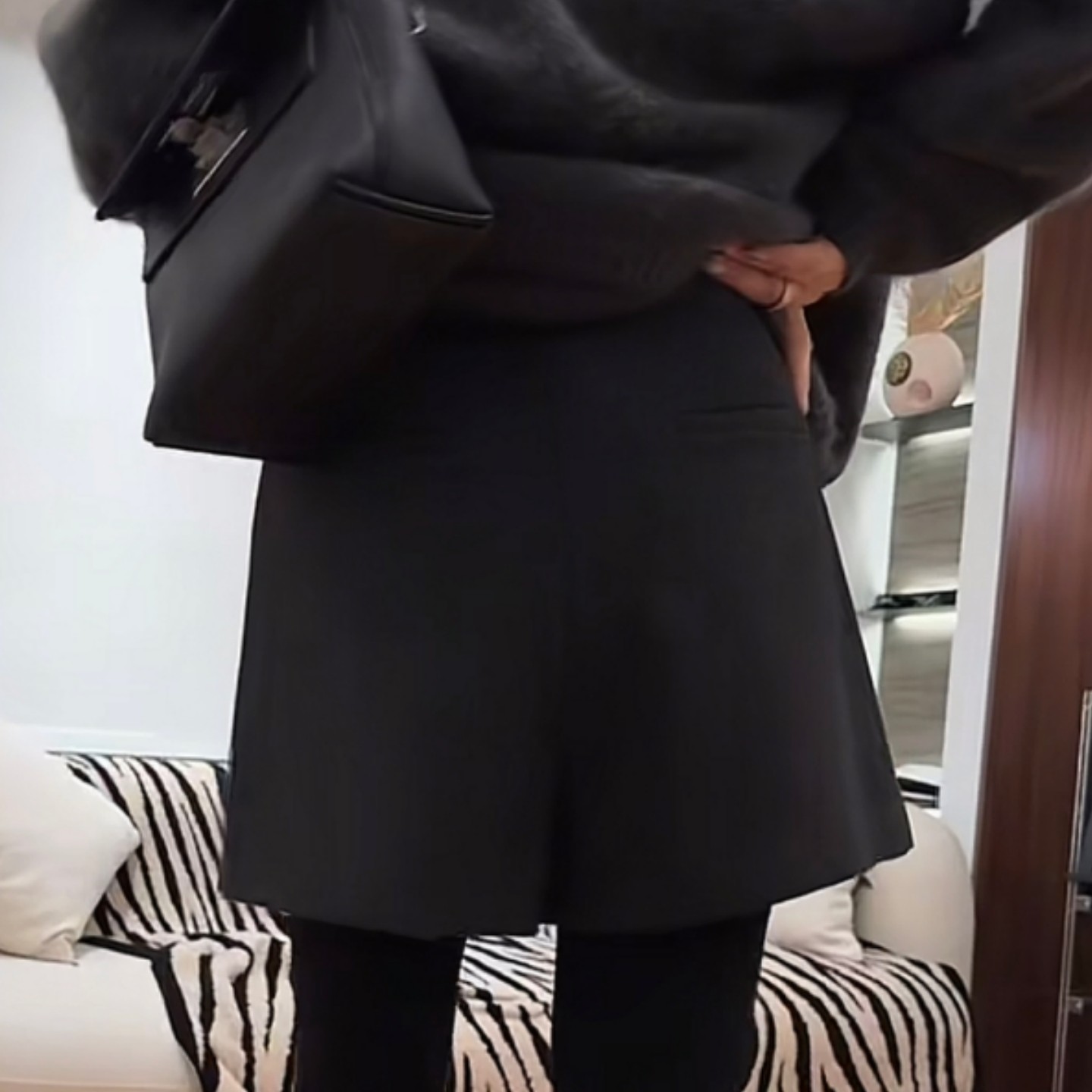 小个子定制新款纯色高腰轻职风裙裤韩版时尚显瘦高级感女生减龄秋,淘宝优惠券,粉丝福利购,淘宝优惠卷