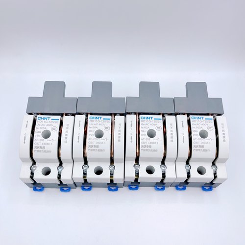 正泰闸刀开关220V光伏电箱专用刀闸隔离开关2P63A100A单投式加厚 - 图1