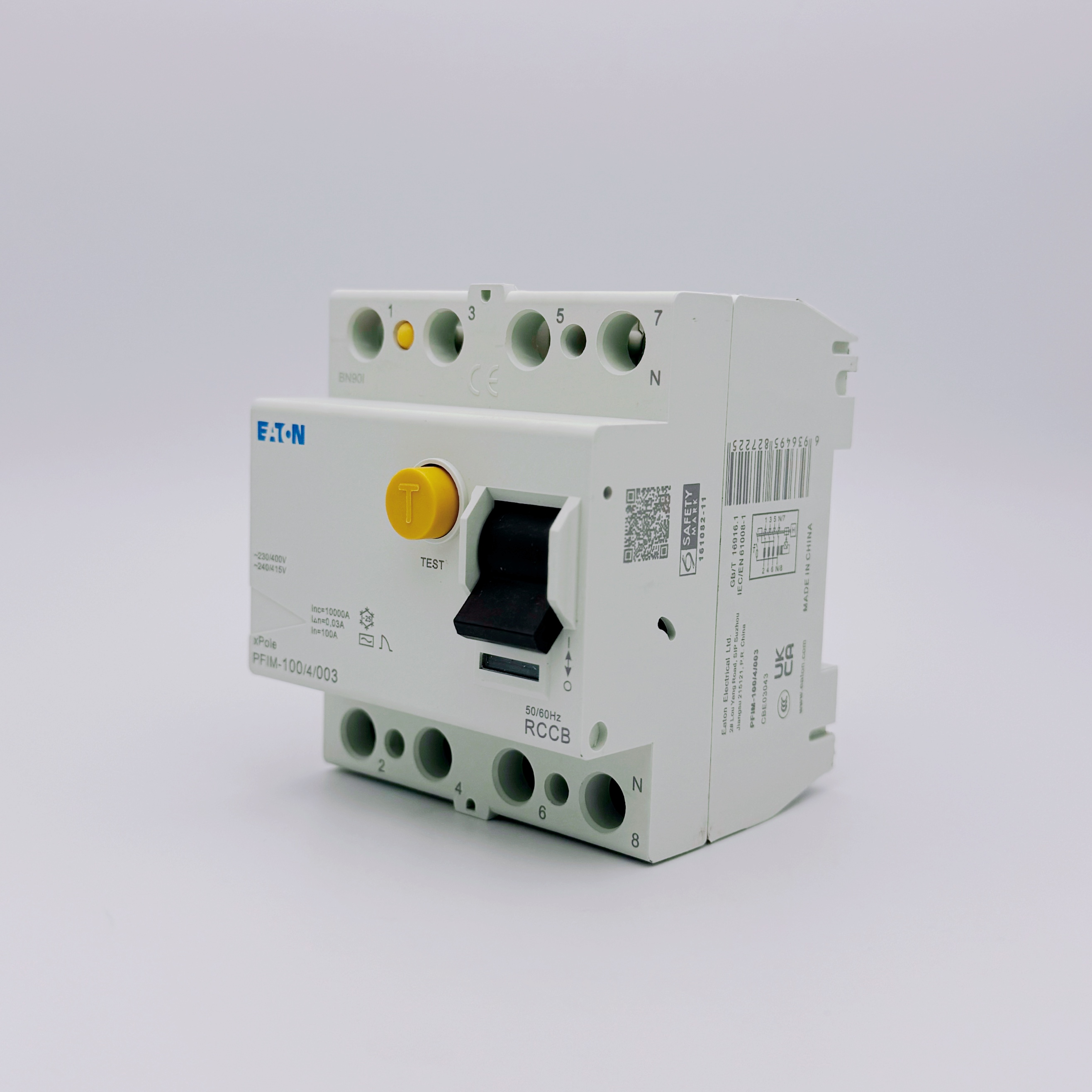EATON伊顿漏电保护断路器PFIM-63 25 40 80 100/4/003 30mA瞬动型 - 图0