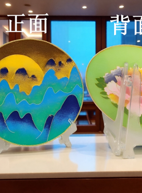 非遗景泰蓝掐丝珐琅锦鲤材料包