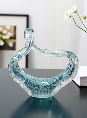 创意抽象轻奢手工玻璃设计感饰品