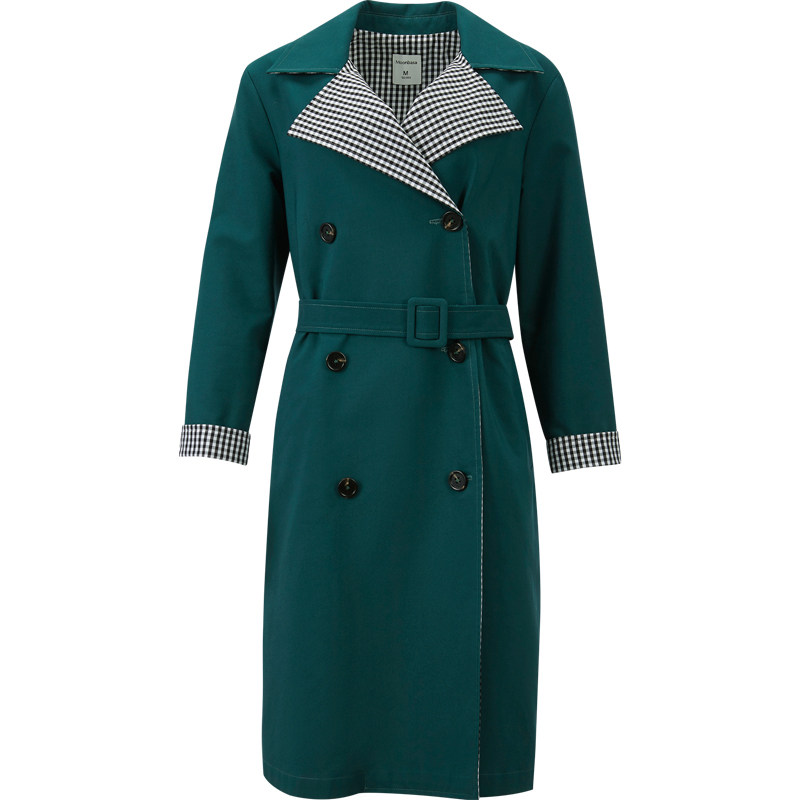 moonbasa /梦芭莎优雅时尚宽松型撞 梦芭莎风衣