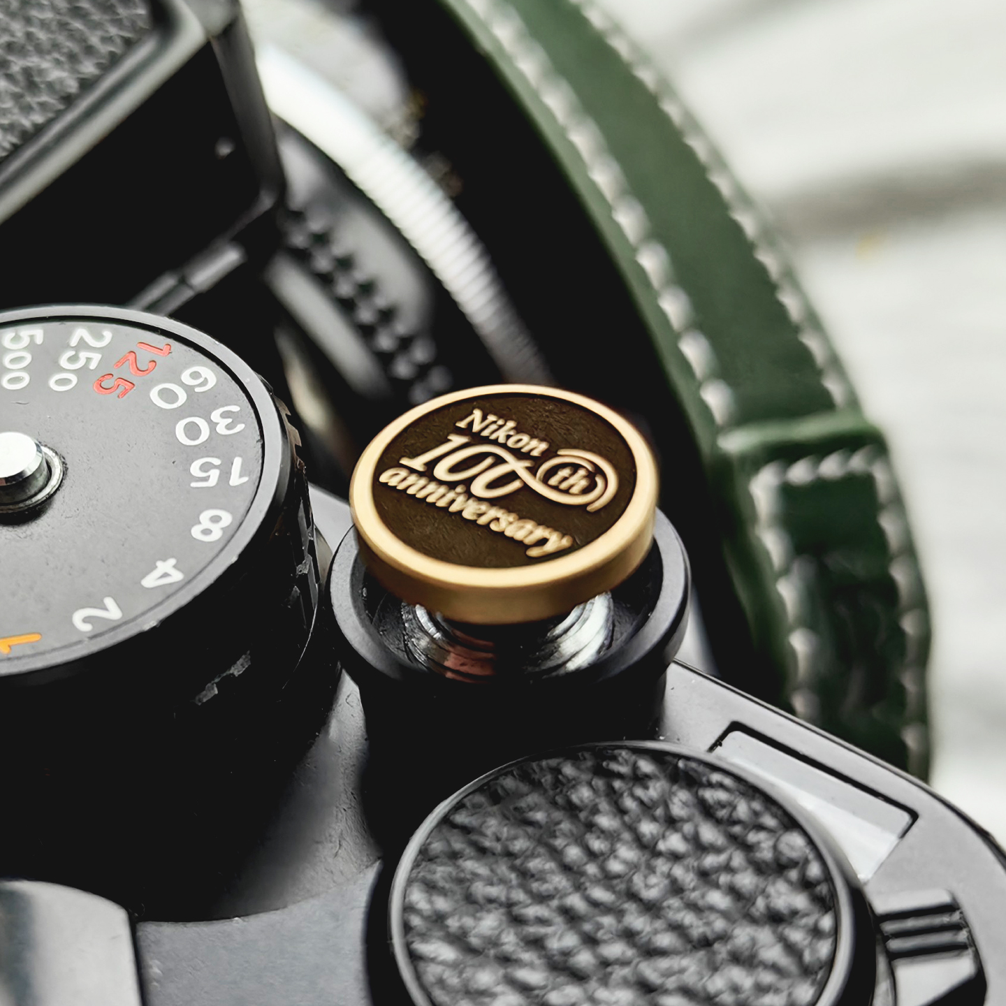 复古黄铜相机快门按钮快门帽快门键螺纹适用尼康Zf老logo100纪念 - 图0