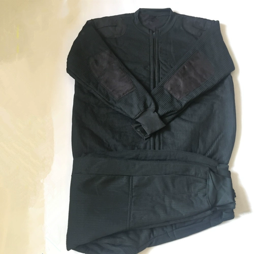 Мужской демисезонный удерживающий тепло бархатный комплект, свитер с молнией, комбинезон, увеличенная толщина, длинный рукав