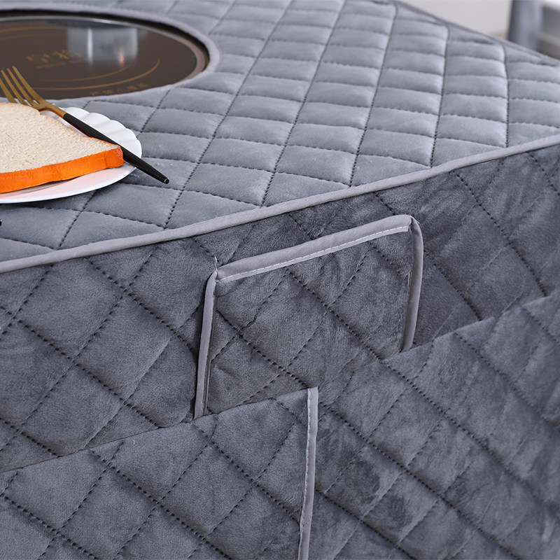 绒面加厚烤火桌子罩套正方形新款加绒方桌罩烤火罩电炉罩取暖桌罩,淘宝优惠券,粉丝福利购,淘宝优惠卷