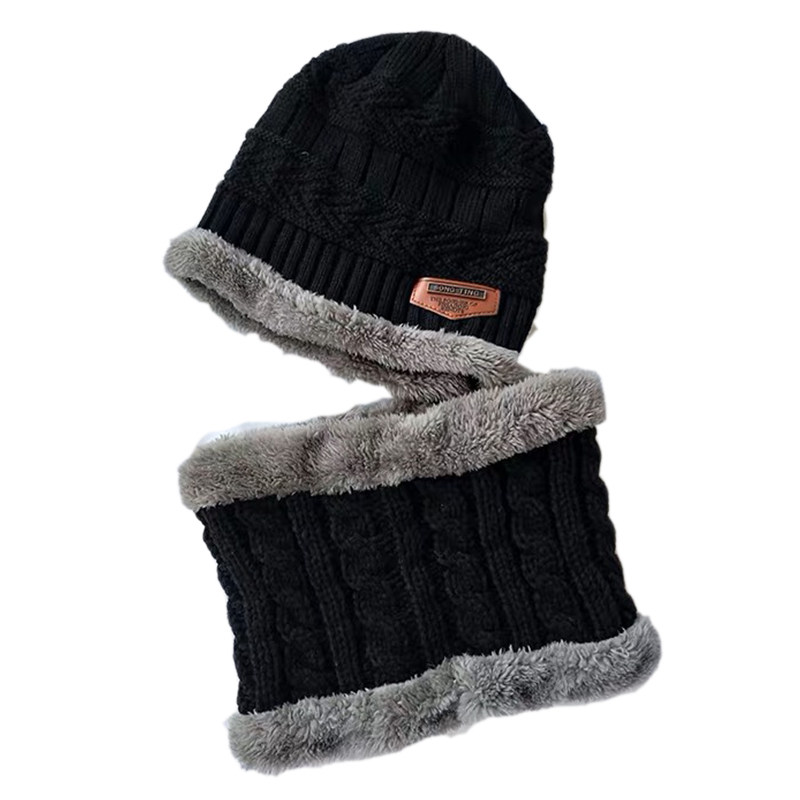 儿童帽子羊毛加绒宝宝秋冬护耳保暖帽子围巾两件套男女童围巾围脖,淘宝优惠券,粉丝福利购,淘宝优惠卷
