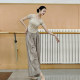 Modern dance loose wide-leg pants classical dance elegant pants printed practice pants drape style dance pants summer