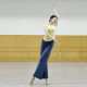 Colorful dance short-sleeved practice pants slim fit