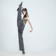 Modern dance practice clothing straight loose classical wide leg pants