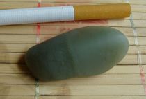 (with characteristics) (natural material) (can be made as a small specimen) Qinghai jade (Qingyu) --- original stone --- 23 #