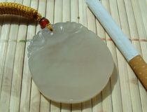(100 hitch) (Oil Runway) Qinghai jade (wild bull ditch old stock --- light sugar material) --- Ping An Card --- 54 #