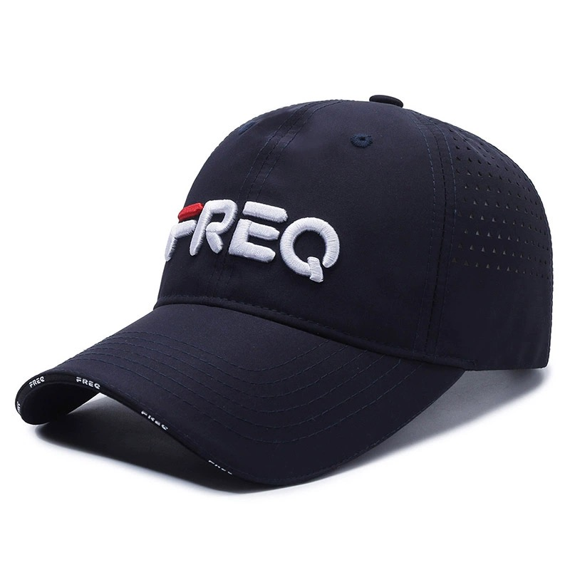 FREQ【新款正品】棒球帽夏季薄款硬顶透气网防晒遮阳户外跑步休闲 - 图1