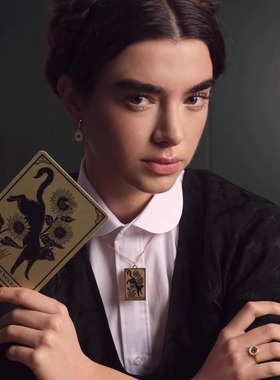 手工珐琅Fable镀金星系项链