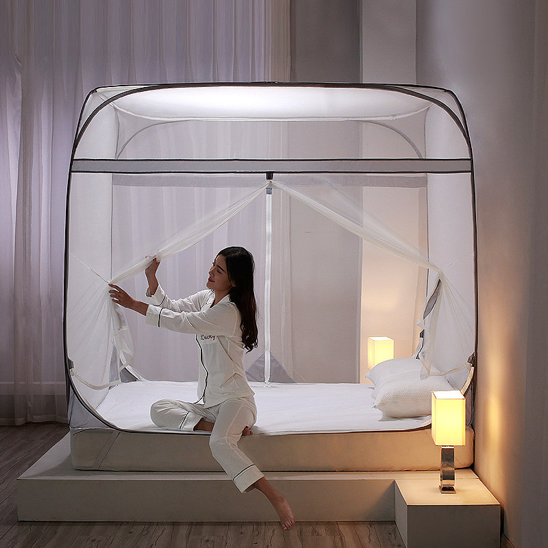 喜富锦蚊帐2025新款家用蒙古包高级免安装防摔儿童婴儿可折叠加密,淘宝优惠券,粉丝福利购,淘宝优惠卷