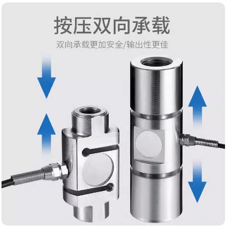 S型柱式拉压通力称重传感器高精度冲击力地磅皮带料斗秤测重包邮 - 图1