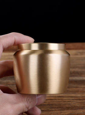 黄铜抛光如意宝瓶家用供奉用品