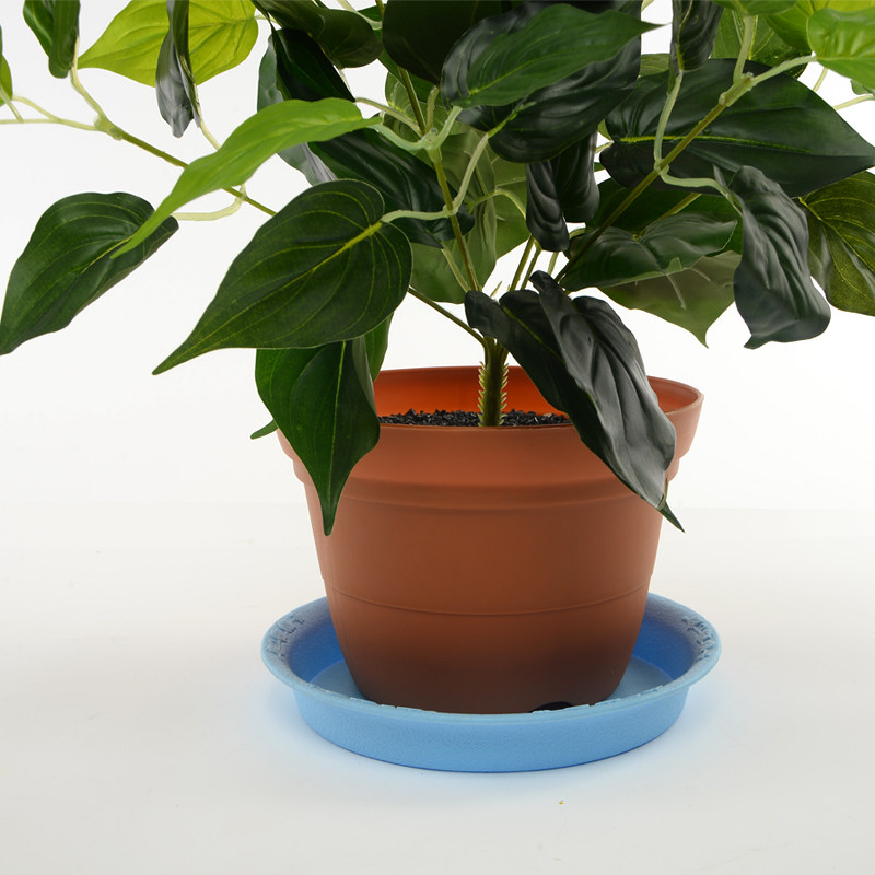 加厚款花盆托盘圆形塑料接水彩色树脂特大盆托花盘垫底盘底座 京津沽园艺 淘优券