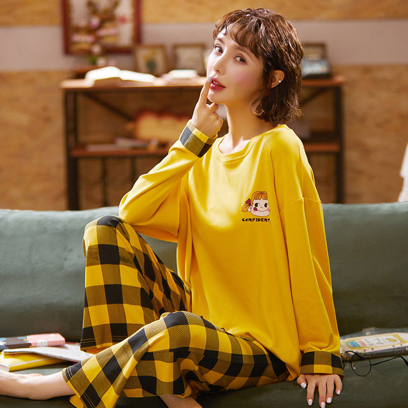 俞兆林女性长袖两件套装常规睡衣 俞兆林麦华睡衣/家居服套装