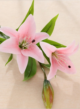 仿真百合花婚庆花束家居客厅插花