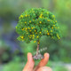 Simulated green forest forest small tree large cherry blossom tree ornaments