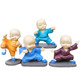 Mini zen style succulent landscaping car novice monk