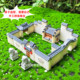 Chinese Hui style ancient architectural model horse head wall ornaments