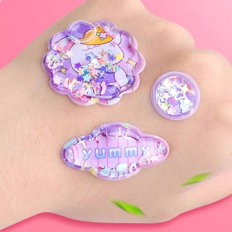 卡通3D立体摇摇乐水贴画小学生流沙自粘儿童水晶贴幼儿园奖励贴纸,淘宝优惠券,粉丝福利购,淘宝优惠卷