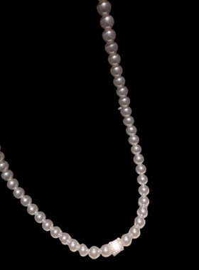 稀罕 14mm幻彩黑贝珠珍珠活扣吊坠 塔希提人鱼姬拉丝花球项链百搭