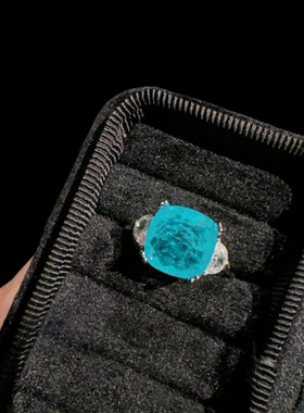 猎豹意大利海蓝宝石水滴项链奢华