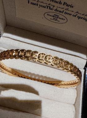 古法花丝螺钿碎冰冰铜钱手镯 新中式 富家一方龟壳金刚杵福珠手串