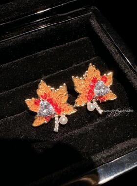 意大利奢华蝴蝶花朵宝石项链