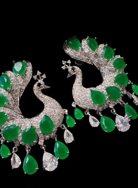 彩虹宝石项链18K金碧玺算盘