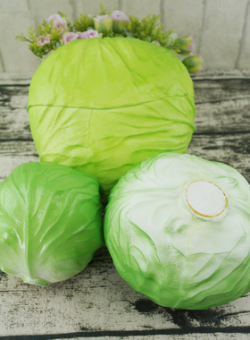 仿真PU青菜模型早教装饰道具摆件