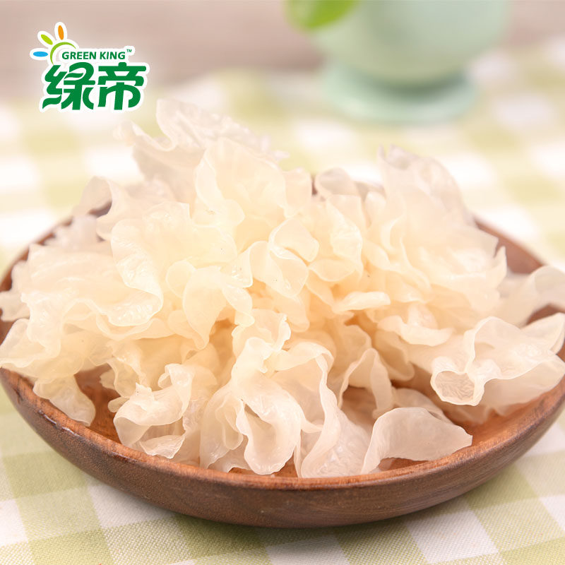绿帝无硫磺甜汤炖品银耳古田白木耳 绿帝银耳/白木耳