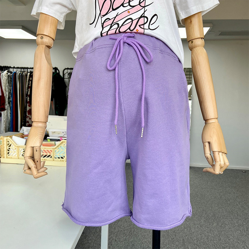 优密儿孕妇装夏季外穿孕妇运动短裤 筝华母婴孕妇直筒裤