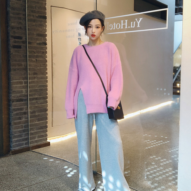 优密儿孕妇裤春秋外穿休闲运动裤 筝华母婴孕妇阔腿裤