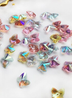 立体树脂蝴蝶美甲饰品