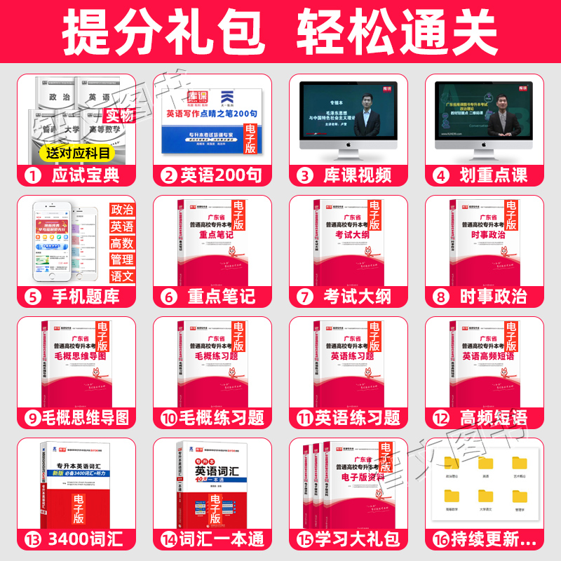 2025年专插本广东试卷全套3科政治理论英语管理学高等数学大学语文艺术概论民法生理学库课小红本广东省专升本考试专用模拟卷2024-图0