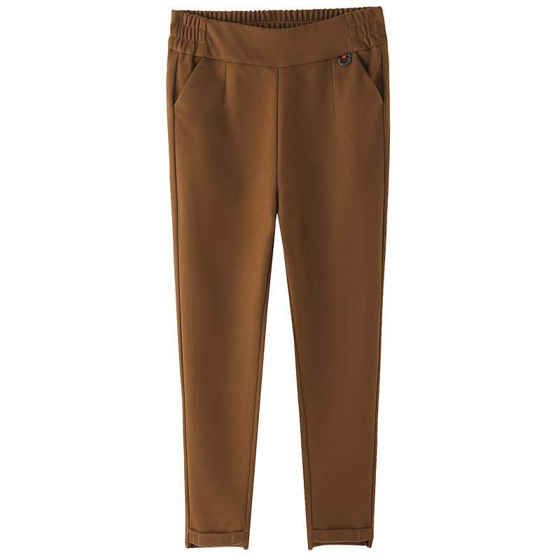 百爱女神秋冬萝卜裤新款磨毛哈伦裤 百爱女神休闲裤