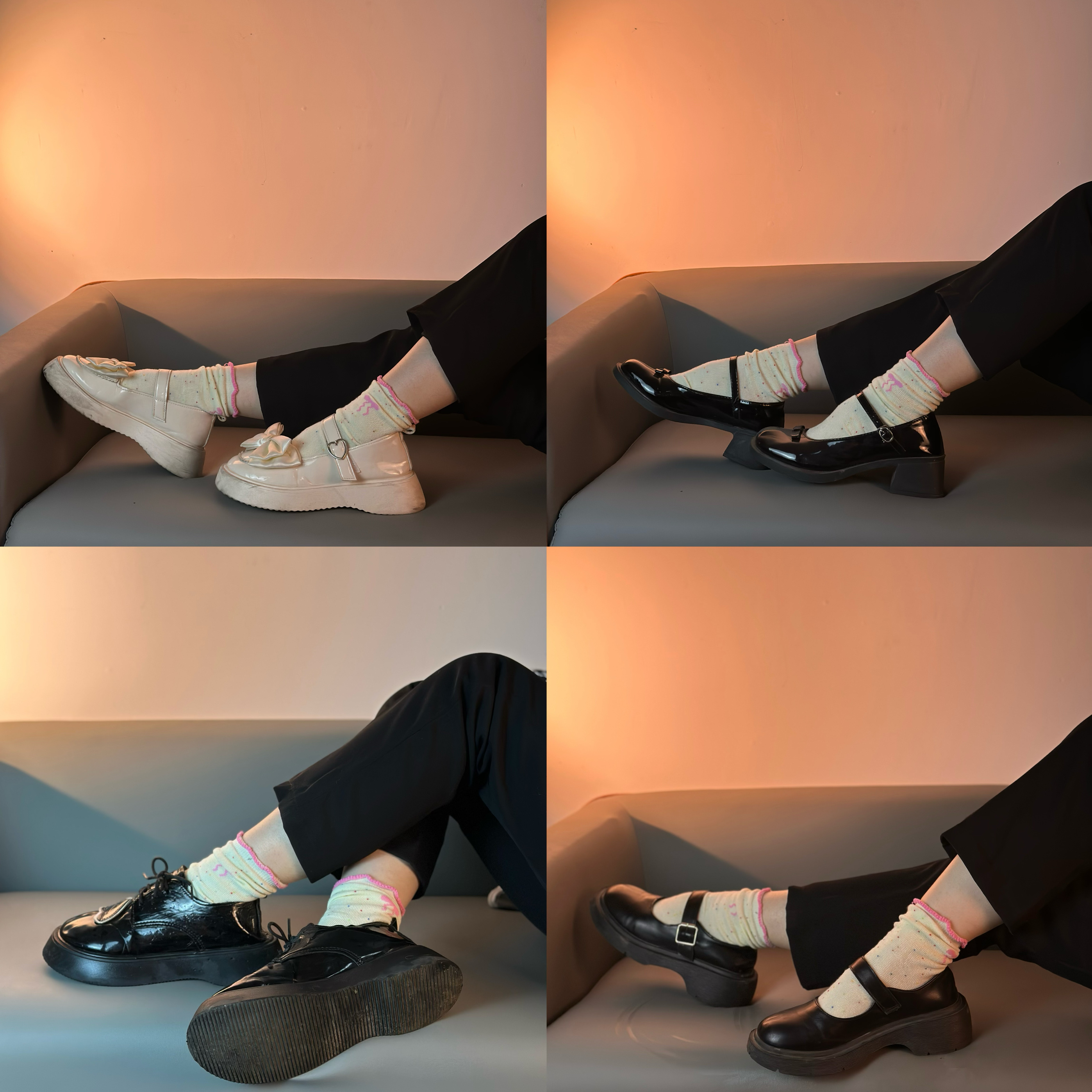 闲置二手玛丽珍鞋丨洛丽塔可爱学生鞋子公主风蝴蝶结二手女生鞋子 - 图3