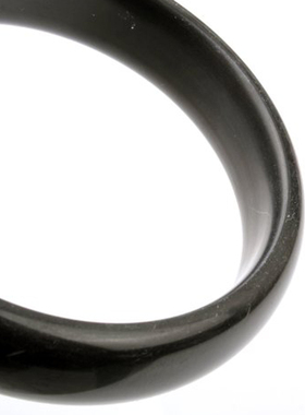 泗滨天然砭石手镯 黒砭石手镯 女士手饰