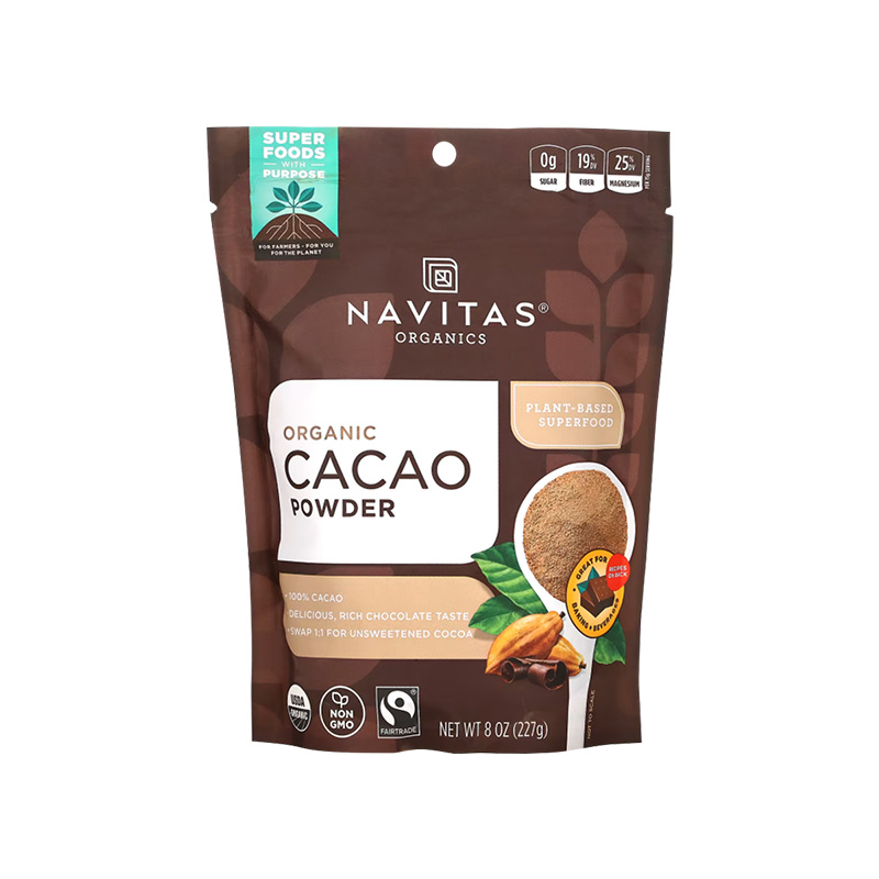 美国navitas cacao生可可粉无糖有机低脂冲饮烘焙生酮帕梅拉晚餐 - 图3