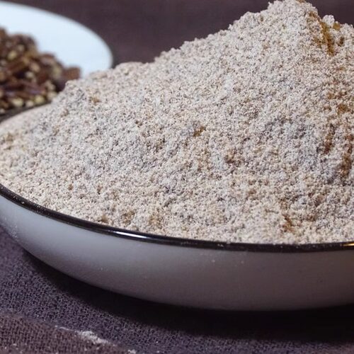 农家现磨黑麦粉500gX5黑小麦全麦粉粗粮馒头面包黑全麦面粉含麦麸 - 图2
