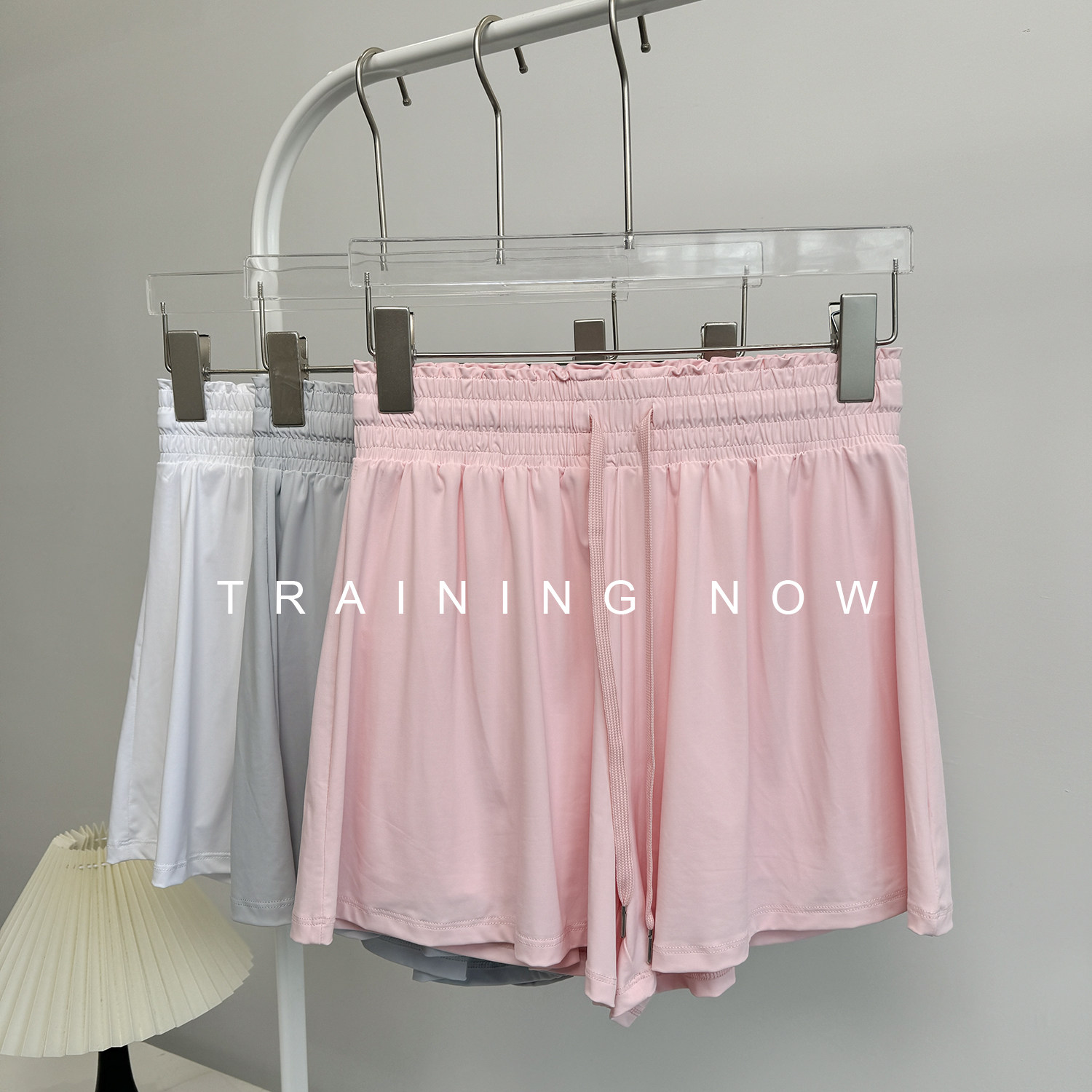 宽松运动短裤女夏季透气速干跑步训练休闲裤瑜伽健身防走光三分裤,淘宝优惠券,粉丝福利购,淘宝优惠卷